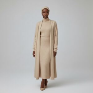 Elara (conjunto em tricô de 3 peças)